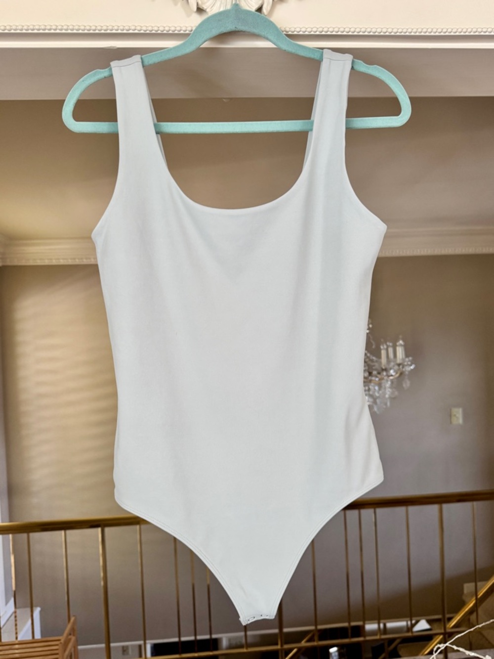 Express Soft Green Green Scoop Neck Girls' One-Piece Bodysuit